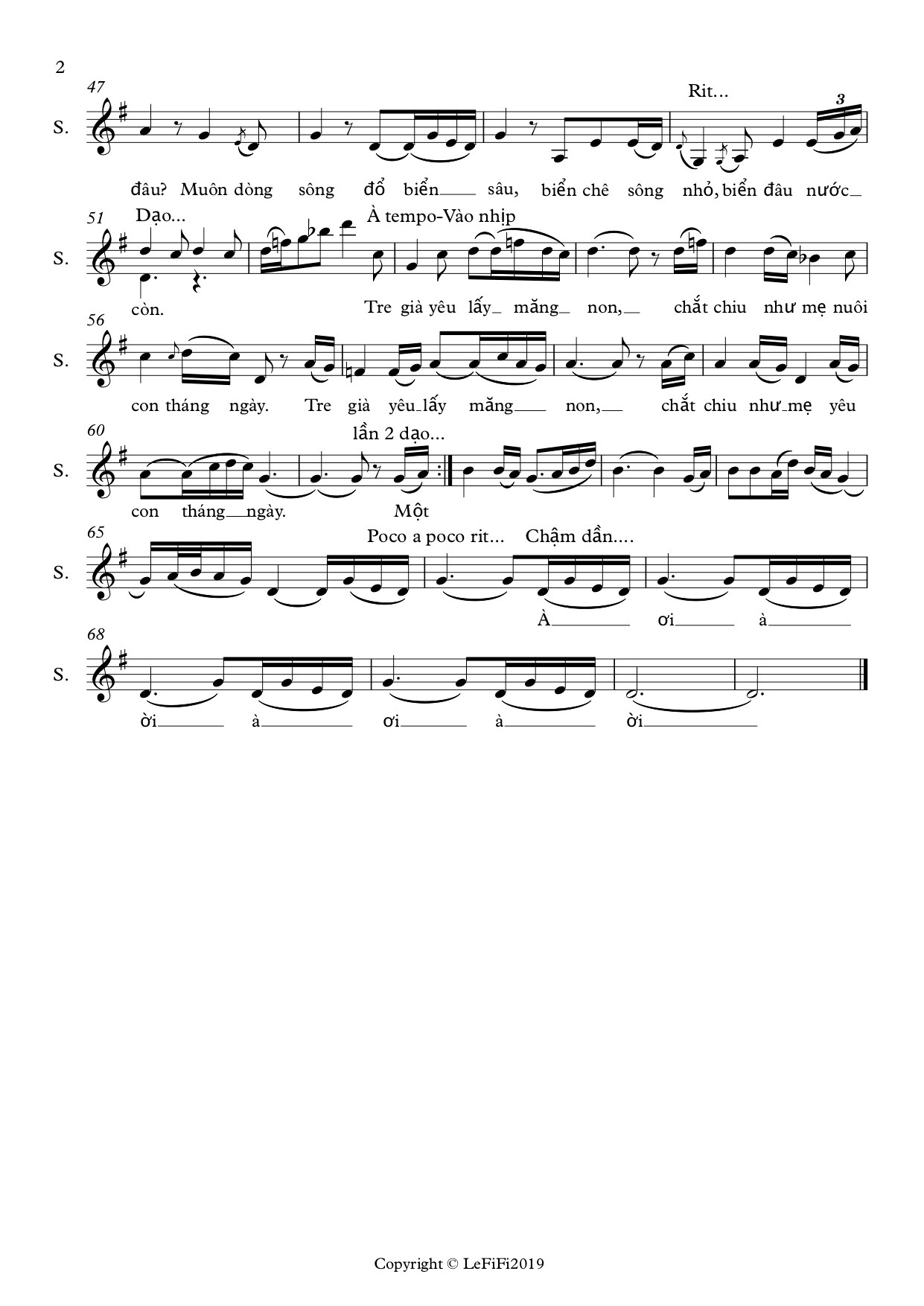 Hát ru phổ thơ Tố Hữu - 2